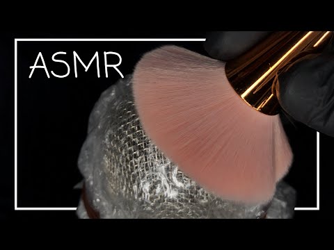 ASMR Intense Crinkle Microphone Brushing for stress relief & relaxation! 🩷 (No Talking)