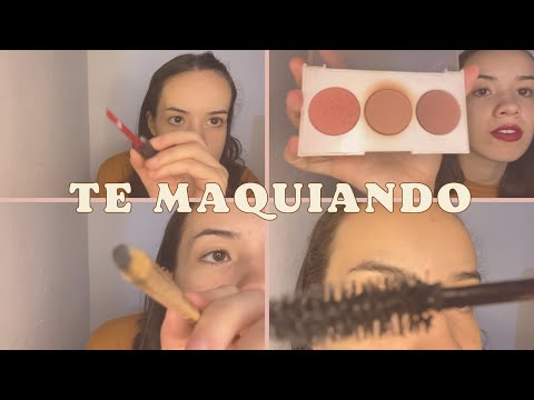 ASMR- TE MAQUIANDO PARA FESTA/ caseirinho, gatilhos , dormir 💤