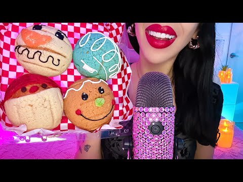 ASMR C0MIEND0 CONCHAS NAVIDEÑAS🎄✨