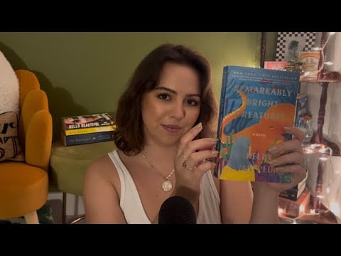 relaxing soft book asmr 📚🌿 (tapping, scratching, tracing, page turning)
