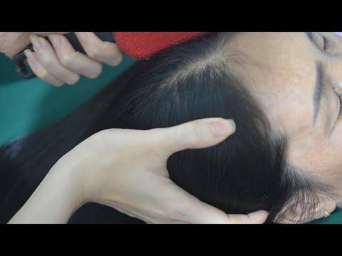 ASMR Hair Tingly ( Hair Combing, Hair Play, Hair Parting...) For Relieve Stress, Anxiety