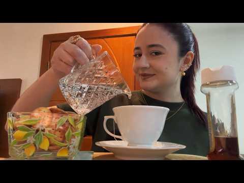 ASMR: FAZENDO SEU CHÁ DA TARDE 🍵