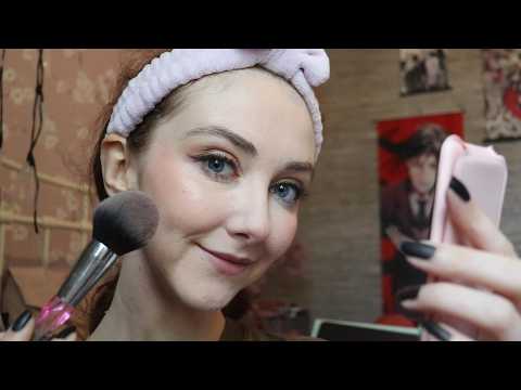 ASMR Doing my Make-Up and Having a Quiet Chat