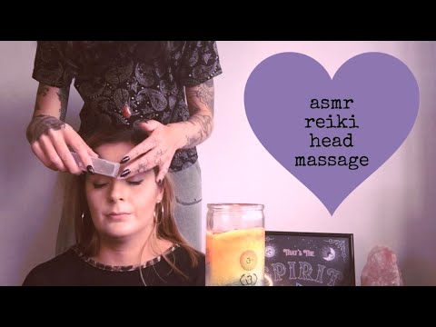 ASMR REIKI HEAD MASSAGE | ASMR RELAXATION | HEALING SESSION | CRYSTAL REIKI | CROWN CHAKRA MASSAGE