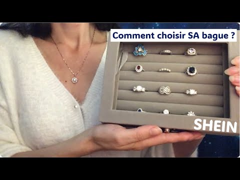 ASMR * Comment choisir sa bague? bague de fiançaille * unboxing SHEIN