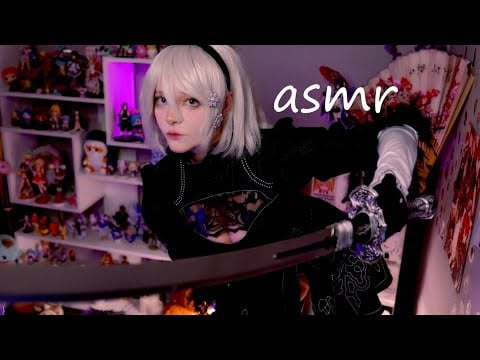 АСМР На Таскам И Косплей 2B | Tascam Mic ASMR with 2B🍑