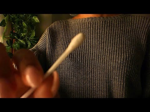 ASMR cleaning your ears - swabbing & ear attention (dry sounds, no talking) 🧼👂