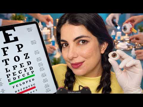 ASMR Oftalmologista | Atenção aos Olhos e Gatilhos Relaxantes