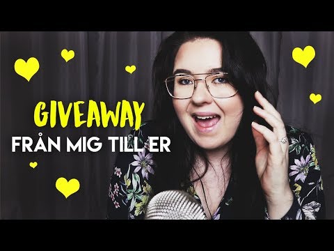 ASMR GIVEAWAY!!  Visar allt ni kan vinna ♥ *tingly tävling*