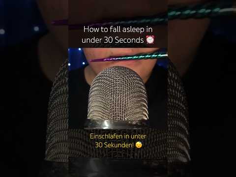 How to fall asleep in under 30 Seconds! 😴 #asmr
