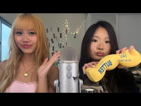 my best friend tries ASMR (nearly a whole year later) 