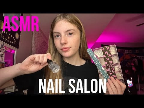 ASMR | 💅 Nail Salon **Gossiping, Nail Polish, Filing￼￼**