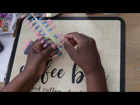 Spring Decor Press On Nails ASMR Blowpop TREAT Eating SOUNDS