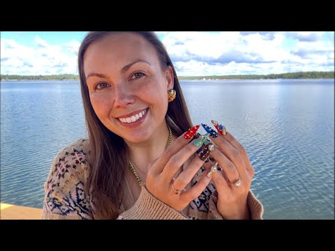 🌿outdoor asmr🌿 (on the lake, tapping, + relaxing)