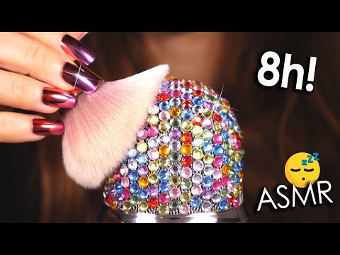 [8 Hours No Talking ASMR] 😴 99.99% of YOU Will Fall Asleep (Deep Brain Brushing)