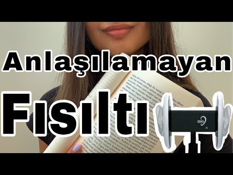 TÜRKÇE ASMR || ANLAŞILAMAYAN FISILTI