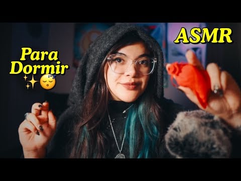 ASMR Te acompaño para dormir 💗😴 Susurros, tapping, lectura, triggers para relajarte 🌧️ Lluvia suave
