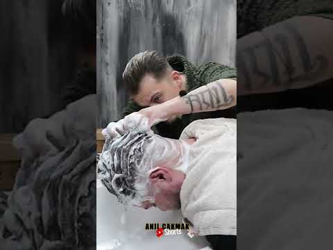 Strange Sleep Method In Barber Shop - ASMR MASSAGE