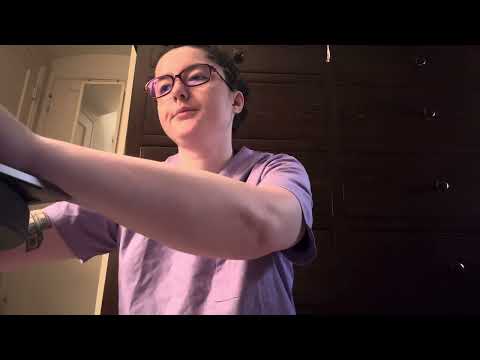 ASMR sleep study role play | asking questions, typing, personal attention