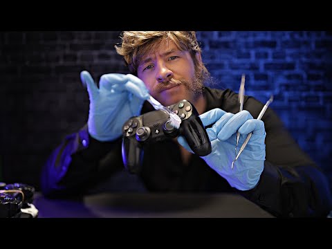 [ASMR] Professional PlayStation Controller Deep Clean 🎮✨