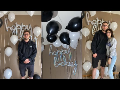 SURPRISING MY BOYFRIEND FOR HIS BIRTHDAY!!