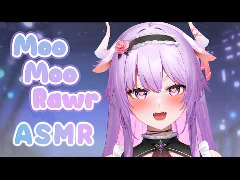 【ASMR】 Demon Cow Maid Roleplay~ Moos & Rawrs for Amazing Sleep