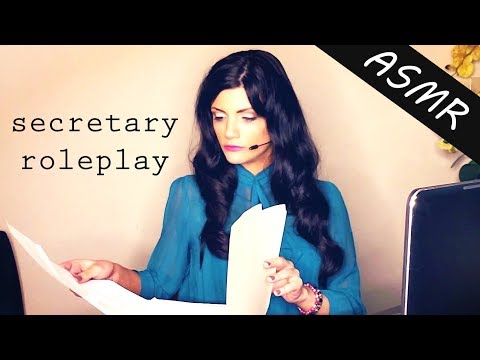 📞📝Secretary/Assistant/Receptionist Roleplay ASMR📝📞for relaxation & sleep