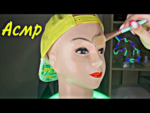 АСМР МАКИЯЖ КИСТОЧКИ ТАППИНГ ШЕПОТ МУРАШКИ | ASMR MAKEUP BRUSH TAPPING WHISPER GOOSEBUMPS