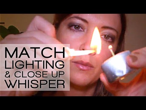 ASMR Match Lighting + Binaural Ear to Ear Whisper *(-_-)*