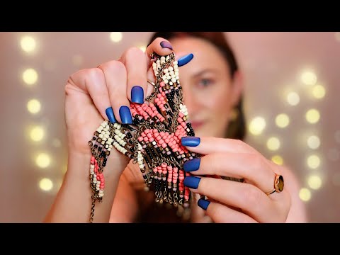 ASMR • Jewelry Collection 💎 Close Up Whispers - Personal Attention to Objects - Tapping - Scratching