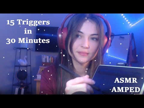 ASMR [ 15 Triggers in 30 Mins ] | No Talking