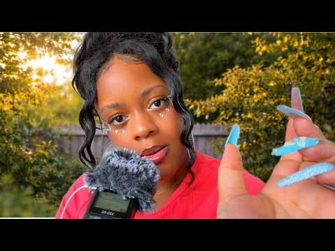 ASMR For People Who NEED Sleep… But I’m Outside 🌿😴 (Soft Outdoor Sounds)✨