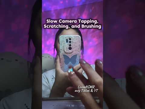 ASMR Slow Camera Tapping, Scratching, and Brushing #asmr #tapping #tappingasmr