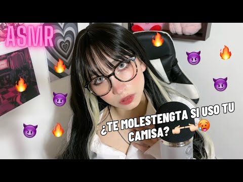 Salí del baño con TU camisa... ¿te gusta cómo me queda? 😏💋 | ASMR Roleplay