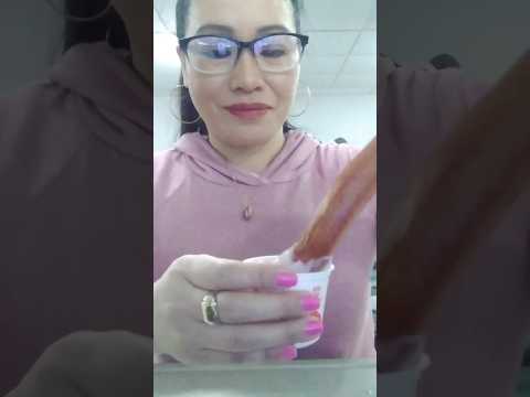SAUSAGE WITH YOGURT#shortsfeed #viralshort  #mukbang #subscribers  #sausage #everyone #shortsfeed