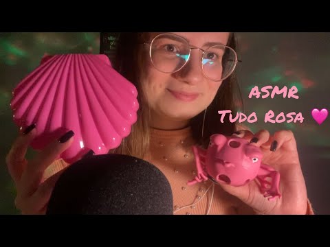 ASMR - Cor de rosa #asmr #rosa #tapping