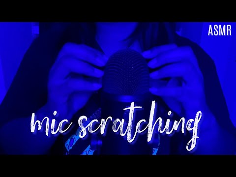 ASMR Mic Scratching with Natural Nails and Nail Backs (No Talking)