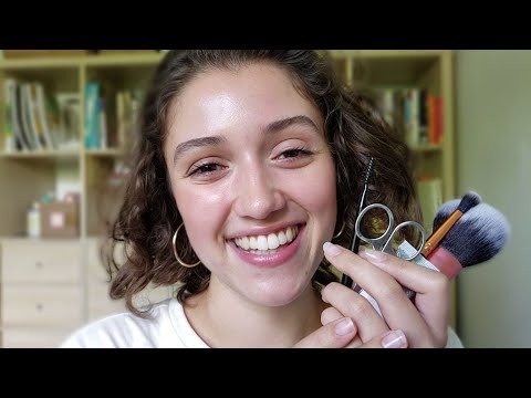 ASMR Personal Attention | Face Brushing, Tapping, Plucking, & More