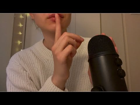 ASMR Gently Shushing You To Sleep & Mic Tracing 🤫🤍