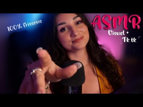 ASMR FRANÇAIS : VISUEL + TKTK = FRISSONS ET GROS DODO 😍