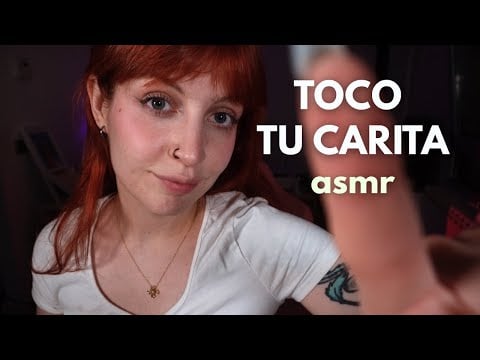 ASMR TOCO TU CARITA hasta que te DUERMES ❤️ asmr español