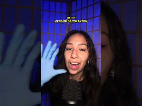 ASMR examen de nervios craneales 👩🏻‍⚕️ #asmr #relax #tingles