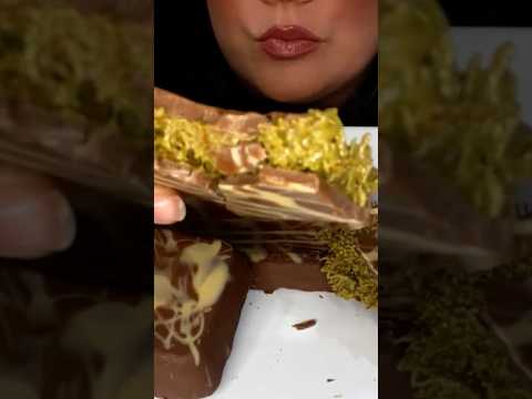 DUBAI CHOCOLATE #asmr #chocolate #food #dubai