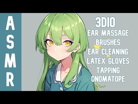 【3DIO ASMR】I don't lick your ears 40min baka