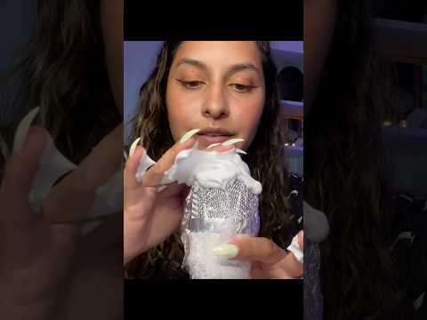 Asmr con Espuma 🫧♥️ #asmr #relax #asmrcommunity #asmrsounds #relaxing