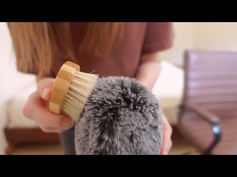 ASMR | Fluffy Mic Brushing (1 hour, No Talking)