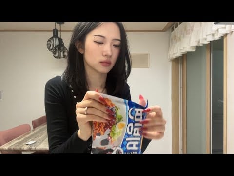 비빔면 asmr Spicy Noodles