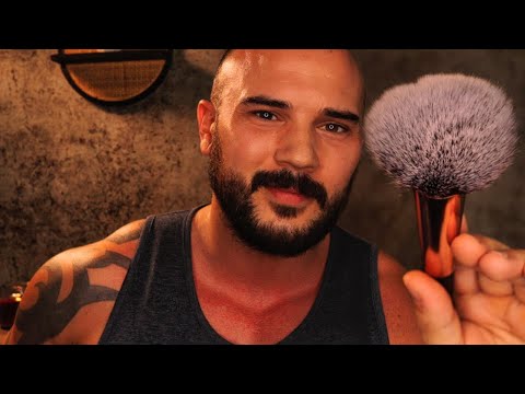 ASMR Brushing Away Your Worries (ASMR for Sleep) Your Safe Space ✨ Face Brushing - Hair Brushing
