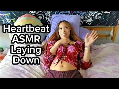 Heartbeat ASMR Laying Down On Bed | Listen To My Beating Heart | No Talking