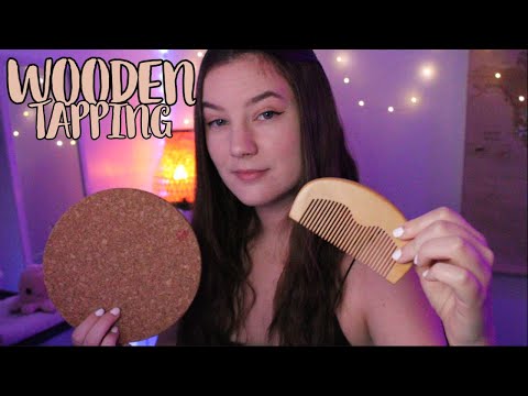 ASMR ♡ Wood Tapping (No talking)